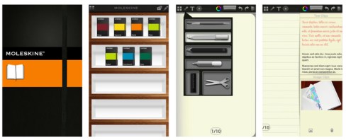 Um app feito para o público geral que pode ser muito útil para jornalistas na hora de tomar notas é o myMoleskine Foto:Divulgação