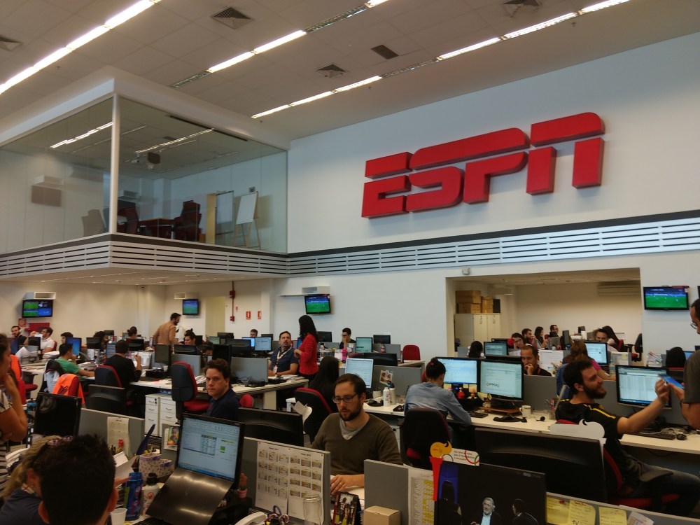 Redação da ESPN em São Paulo Foto: Daniel Ladeira