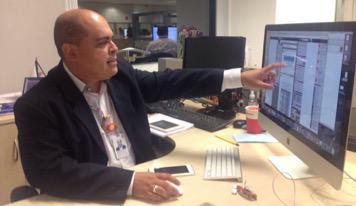 Fernando Santos, profissional que atua com Comunicação Interna Foto: Guilherme Sommadossi